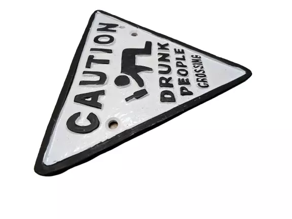 Caution wall plaque - Image 2