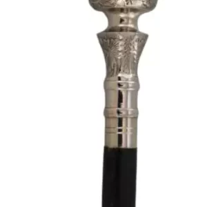 Walking Stick Gentlemen Classic Style Brass and nickel plated Waist design