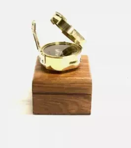 3 Inch Brunton Compass in Wooden box