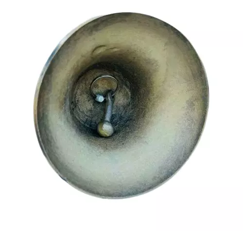 29 Cm Height / Dinner / School / Reception Wooden Handle Bell Solid Brass - Image 4